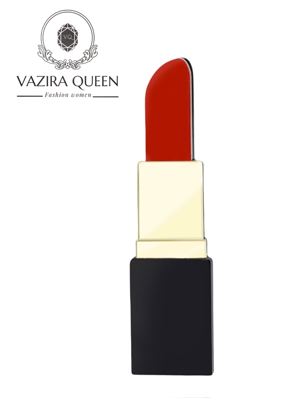 VQ Lipstick Brooch